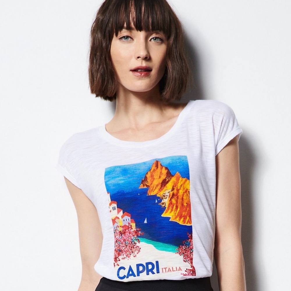 Milly for Design Nation Capri Burnout Tee